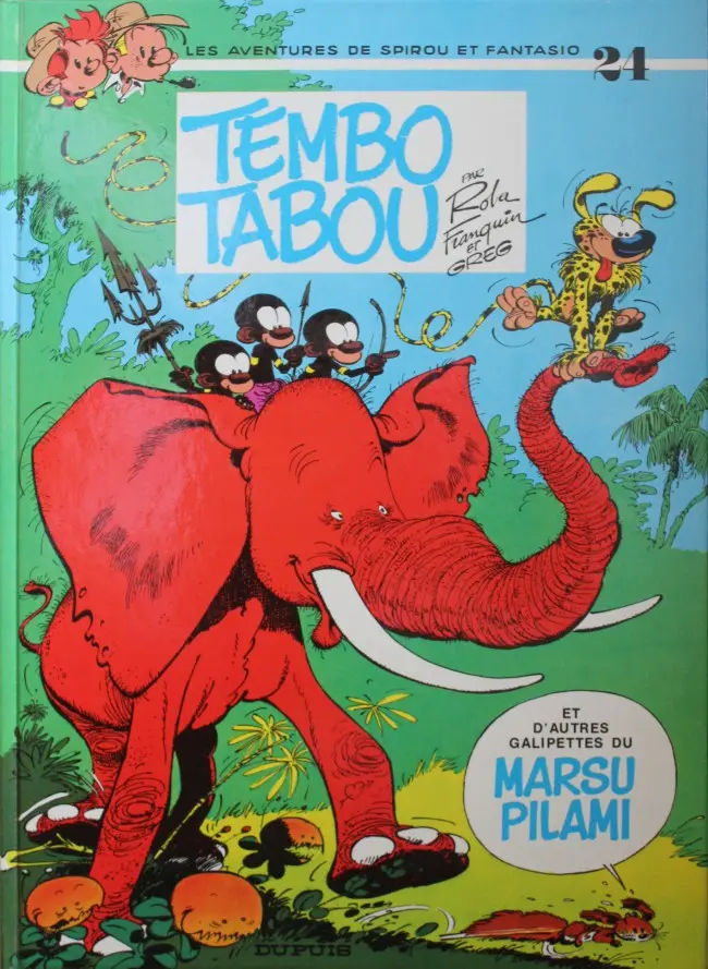 Couverture de l'album Spirou et Fantasio Tome 24 Tembo Tabou