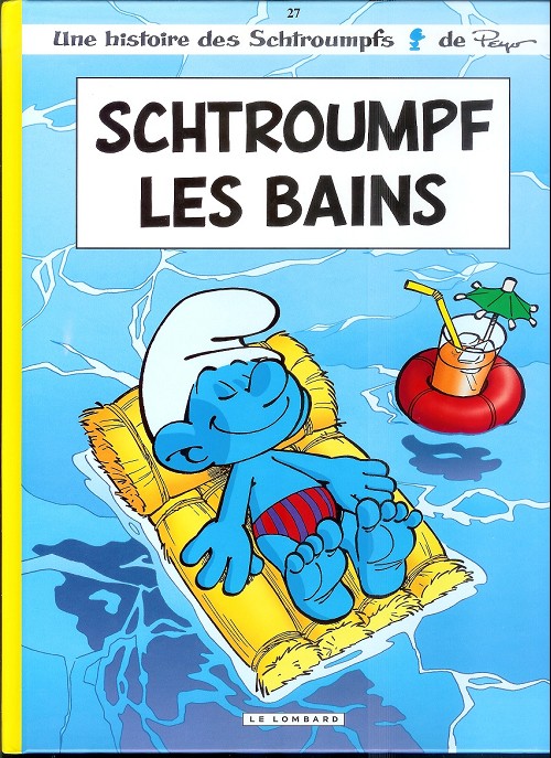 Couverture de l'album Les Schtroumpfs Tome 27 Schtroumpf les bains