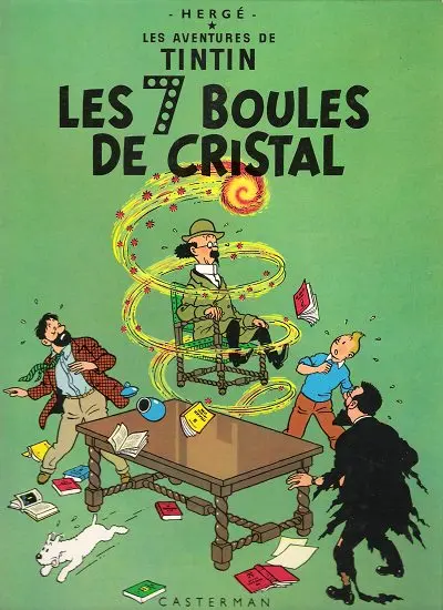 Couverture de l'album Tintin Tome 13 Les 7 boules de cristal