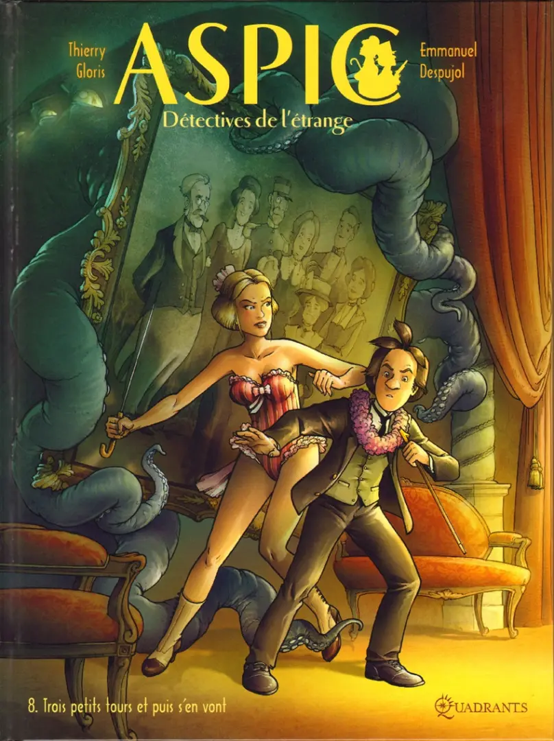 Couverture de l'album Aspic, détectives de l'étrange Tome 8 Trois petits tours et puis s'en vont