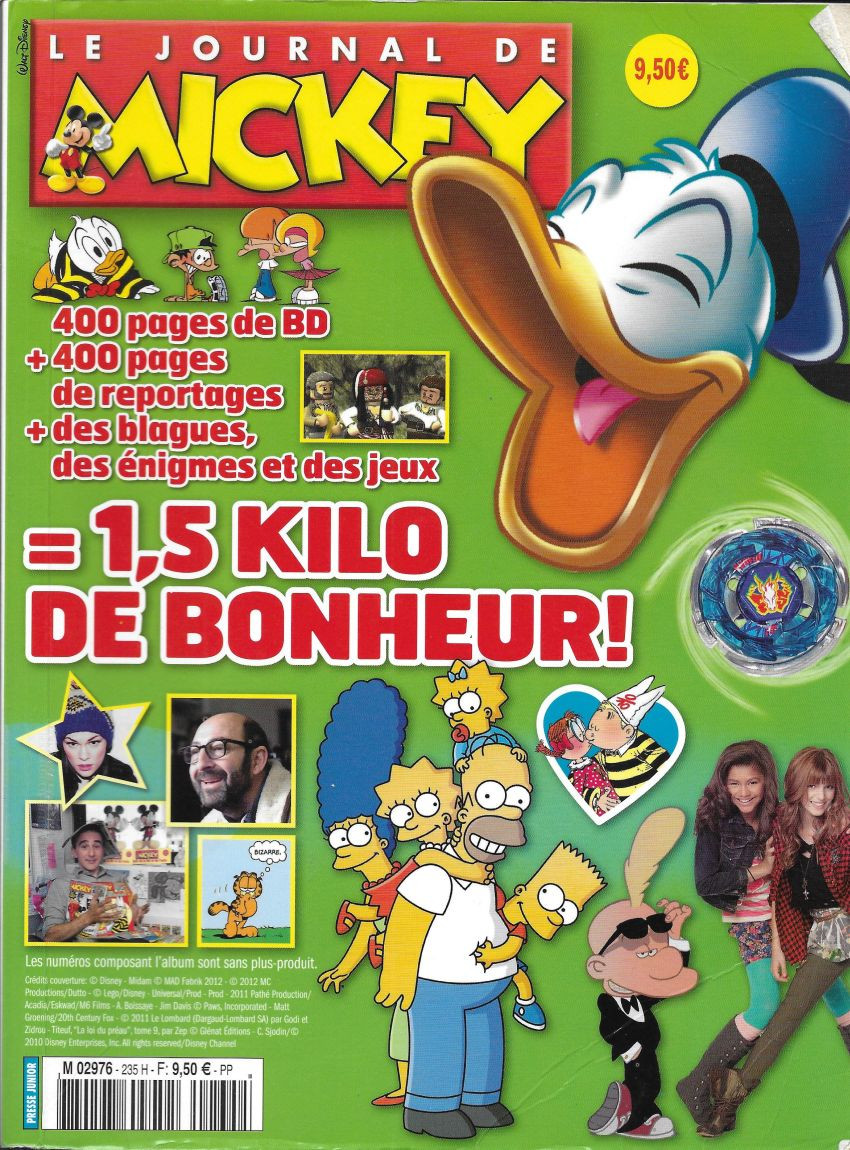 Couverture de l'album Le Journal de Mickey Album N° 235