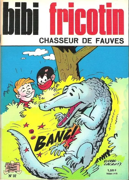 Couverture de l'album Bibi Fricotin 2e Série - Societé Parisienne d'Edition Tome 37 Bibi Fricotin chasseur de fauves