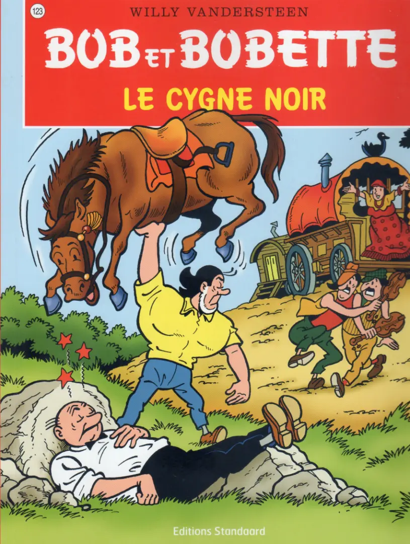 Couverture de l'album Bob et Bobette Tome 123 Le cygne noir