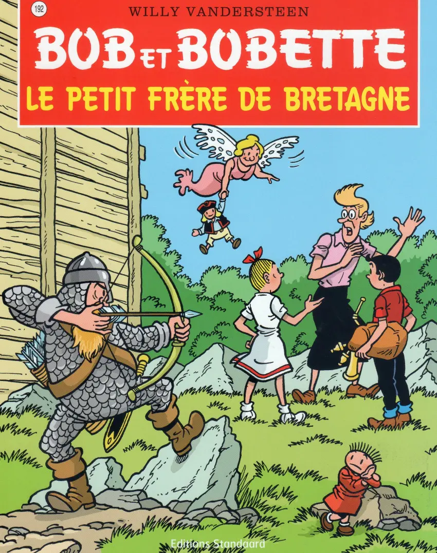 Couverture de l'album Bob et Bobette Tome 192 Le Petit Frère de Bretagne