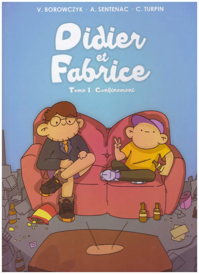 Couverture de l'album Didier et Fabrice Tome 1 Confinement