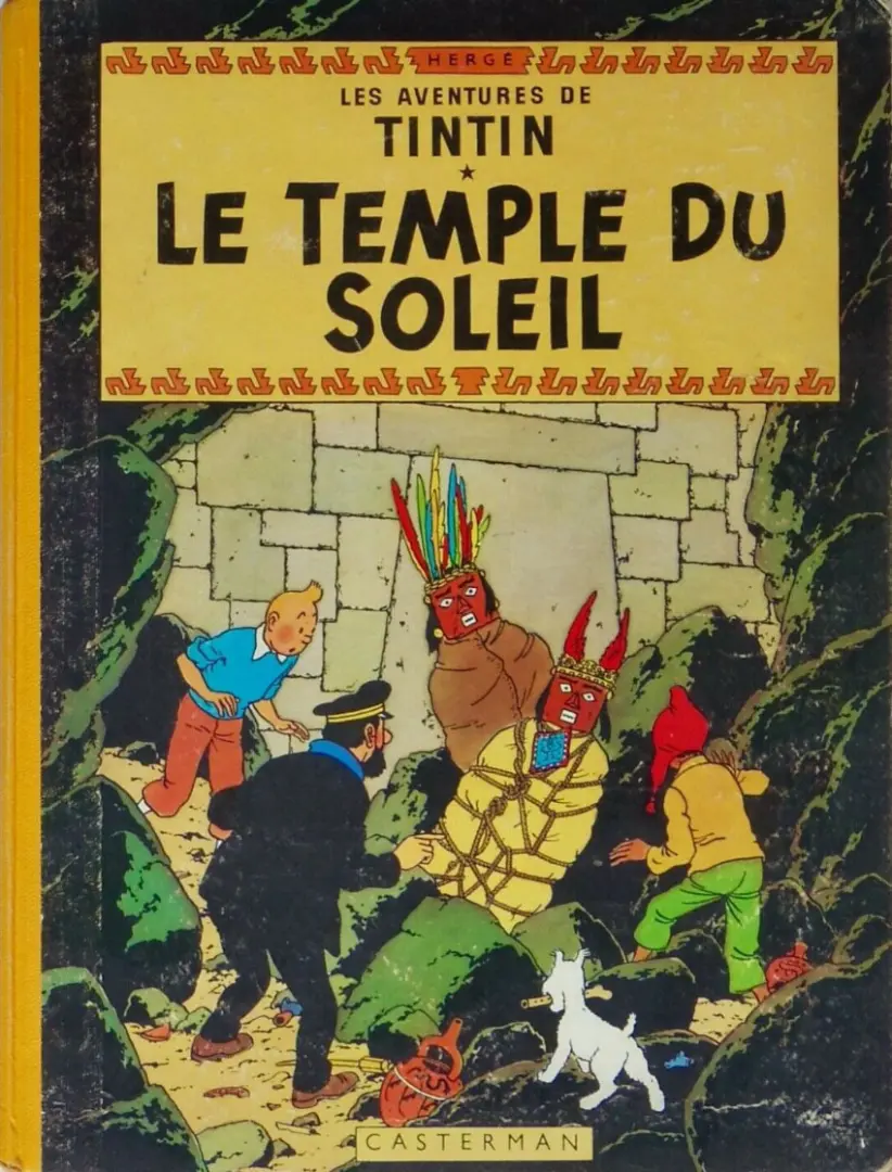 Couverture de l'album Tintin Tome 14 Le temple du soleil