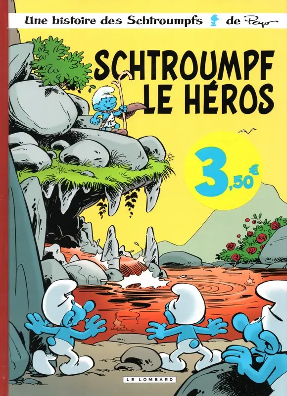 Couverture de l'album Les Schtroumpfs Tome 33 Schtroumpf le héros