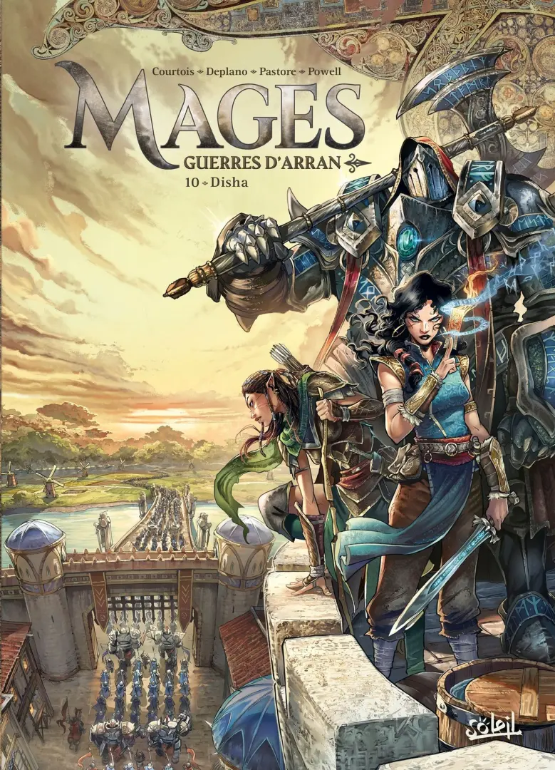Couverture de l'album Mages Tome 10 Guerres d'Arran - Disha