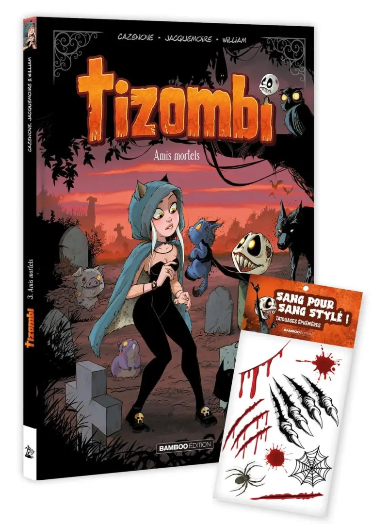 Couverture de l'album Tizombi Tome 3 Amis mortels