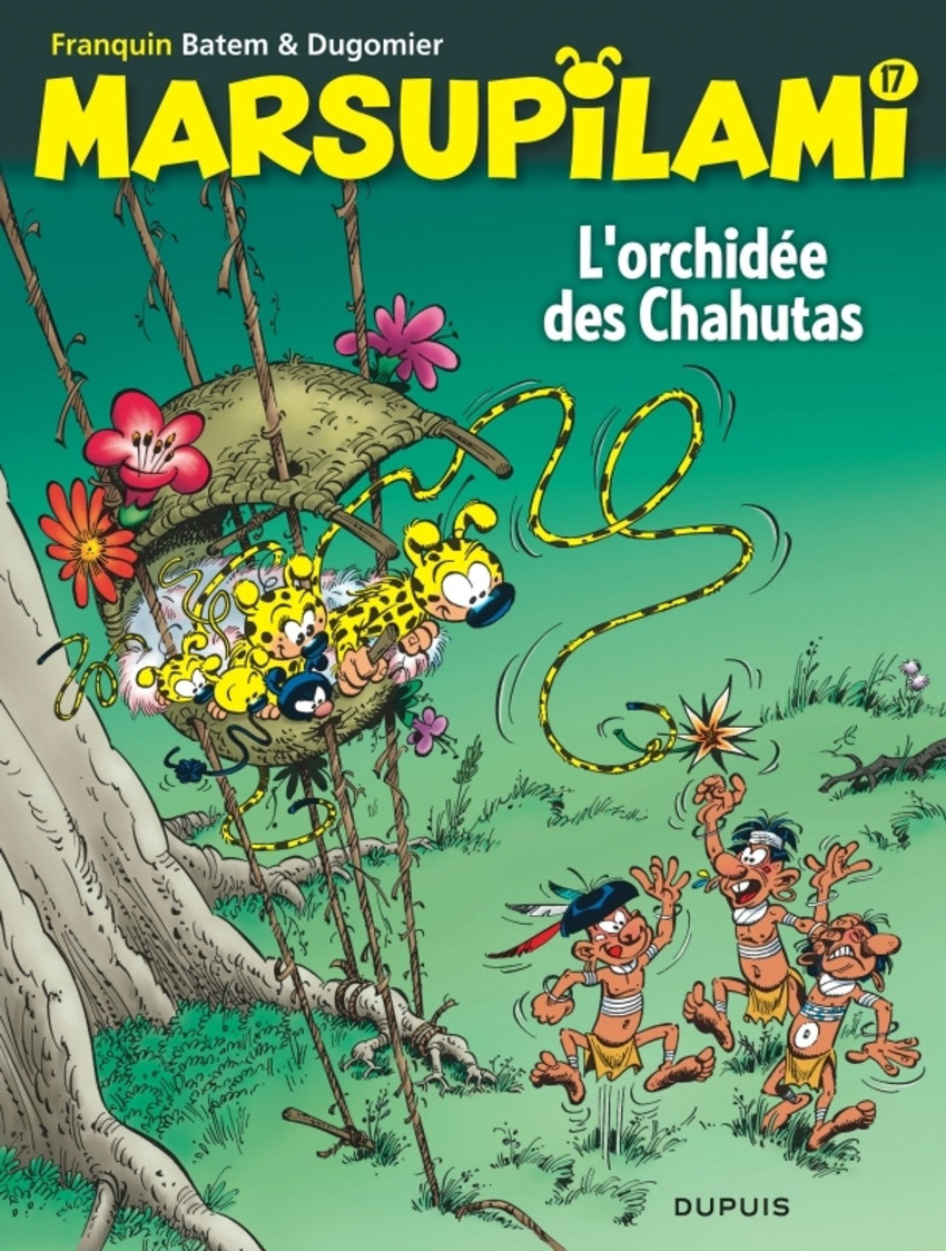 Couverture de l'album Marsupilami Tome 17 L'orchidée des Chahutas