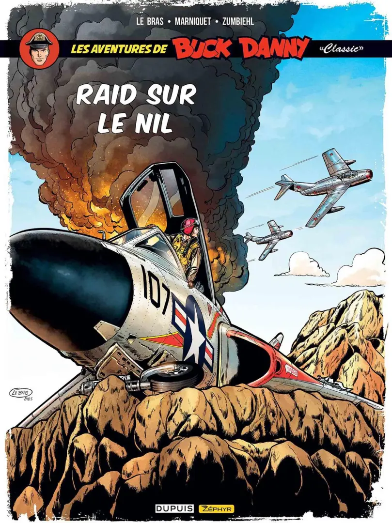 Couverture de l'album Buck Danny «Classic» Tome 14 Raid sur le Nil