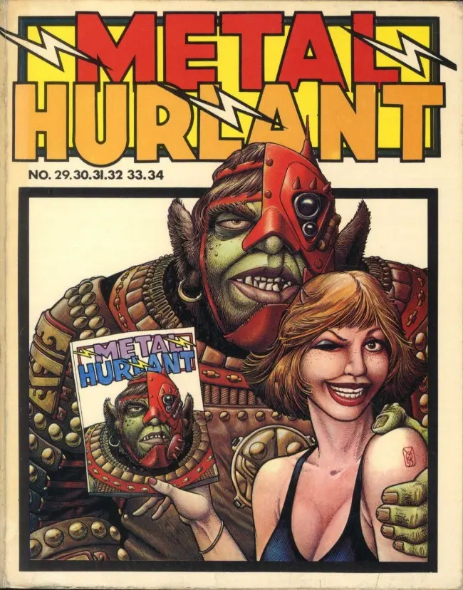 Couverture de l'album Métal Hurlant 8 Recueil des N° 29-30-31-32-33-34