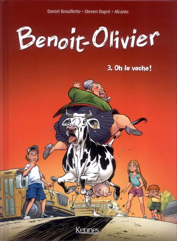 Couverture de l'album L'Incroyable Histoire de Benoit-Olivier Tome 3 Oh la vache !