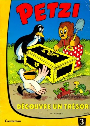 Couverture de l'album Petzi Tome 3 Petzi découvre un trésor