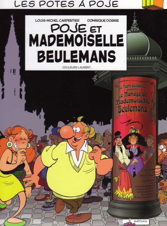 Couverture de l'album Les Potes à Poje Tome 2 Poje et Mademoiselle Beulemans