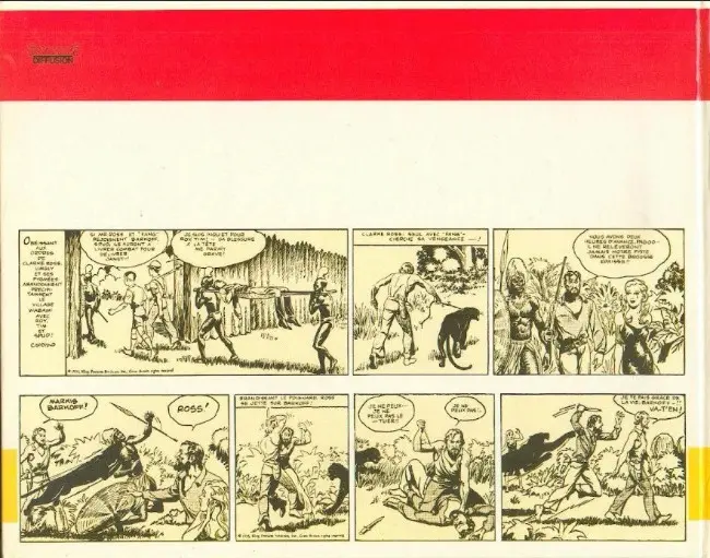 Verso de l'album Raoul & Gaston L'idole aux Yeux de Diamants