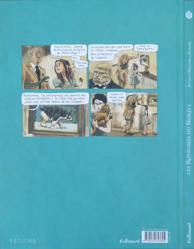 Verso de l'album Les Royaumes du Nord Tome 1
