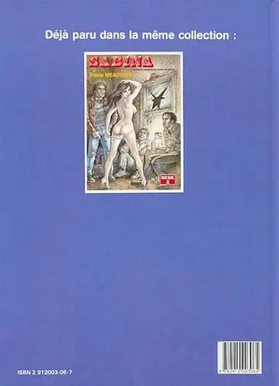 Verso de l'album Sabina Tome 2