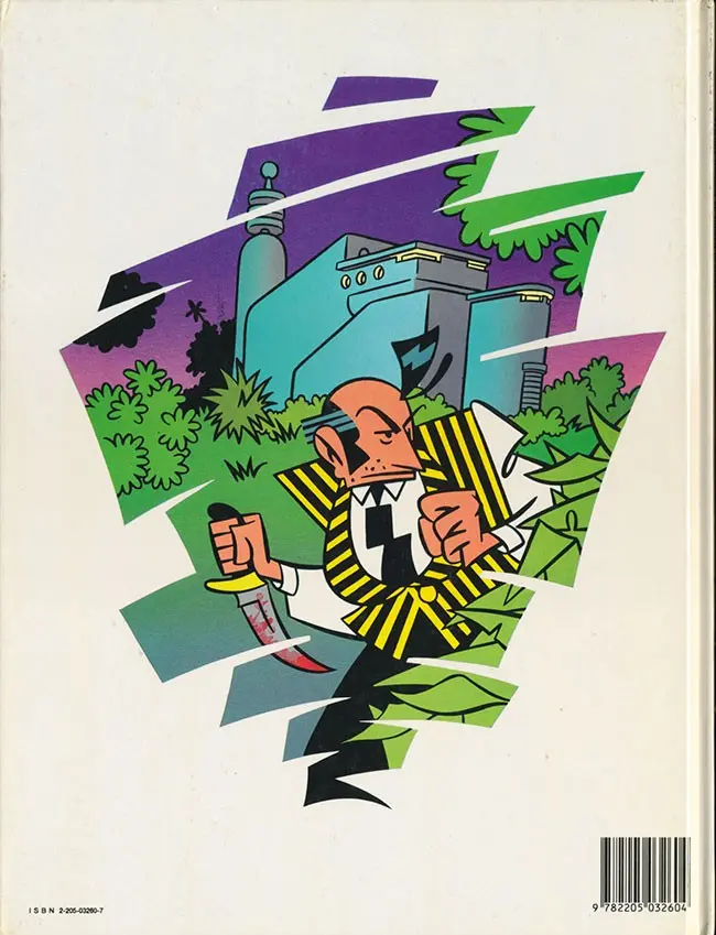 Verso de l'album Stan Caïman Tome 1