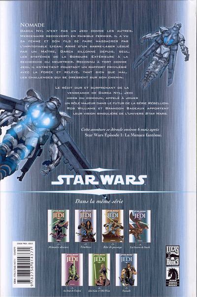 Verso de l'album Star Wars - Jedi Tome 7 Nomade