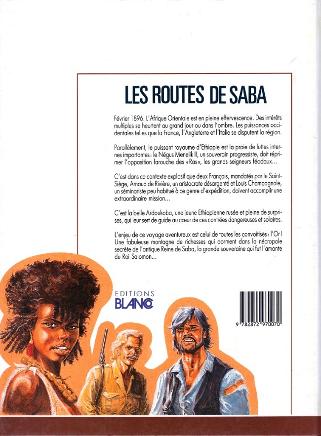 Verso de l'album Ardoukoba Tome 1 Les routes de Saba