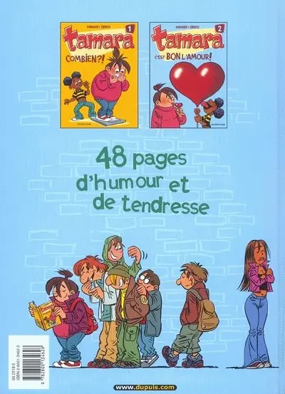 Verso de l'album Tamara Tome 2 C'est BON l'amour !