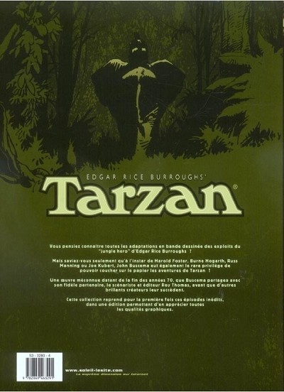 Verso de l'album Tarzan (Intégrale - Soleil) Volume 3