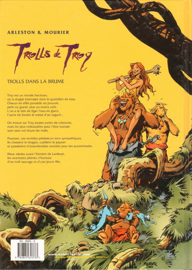 Verso de l'album Trolls de Troy Tome 6 Trolls dans la brume