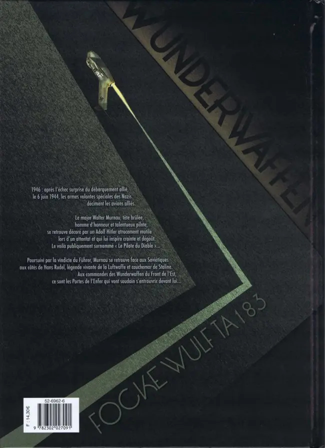 Verso de l'album Wunderwaffen Tome 2 Aux portes de l'Enfer
