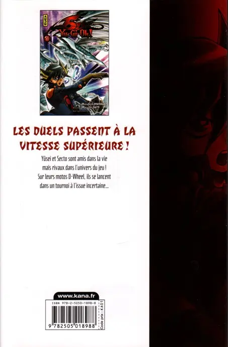 Verso de l'album Yu-Gi-Oh ! 5 D's 5