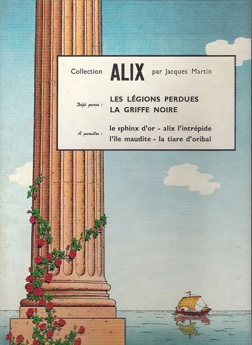 Verso de l'album Alix Tome 5 La griffe noire