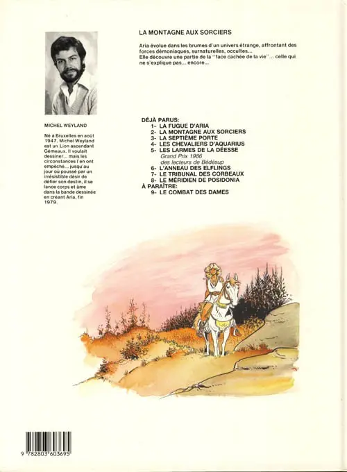 Verso de l'album Aria Tome 2 La montagne aux sorciers