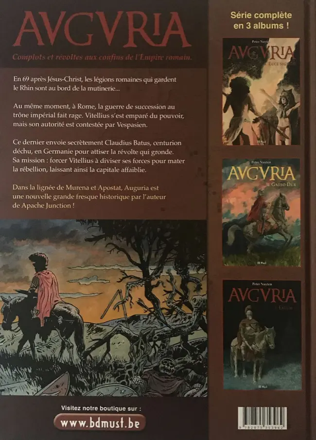 Verso de l'album Auguria Tome 3 Fatum