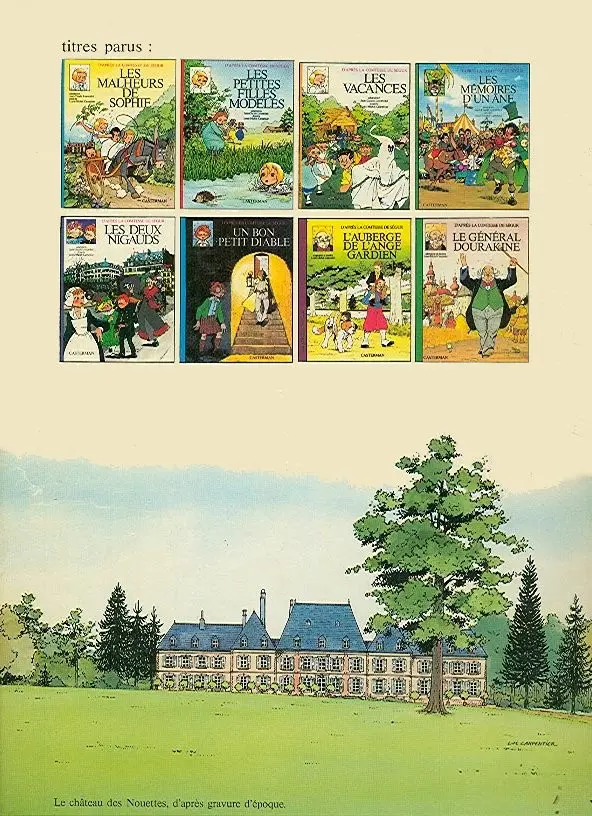 Verso de l'album Comtesse de Ségur Tome 2 Les petites filles modèles