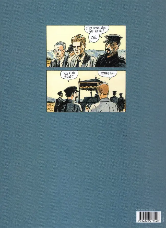 Verso de l'album L'Étranger