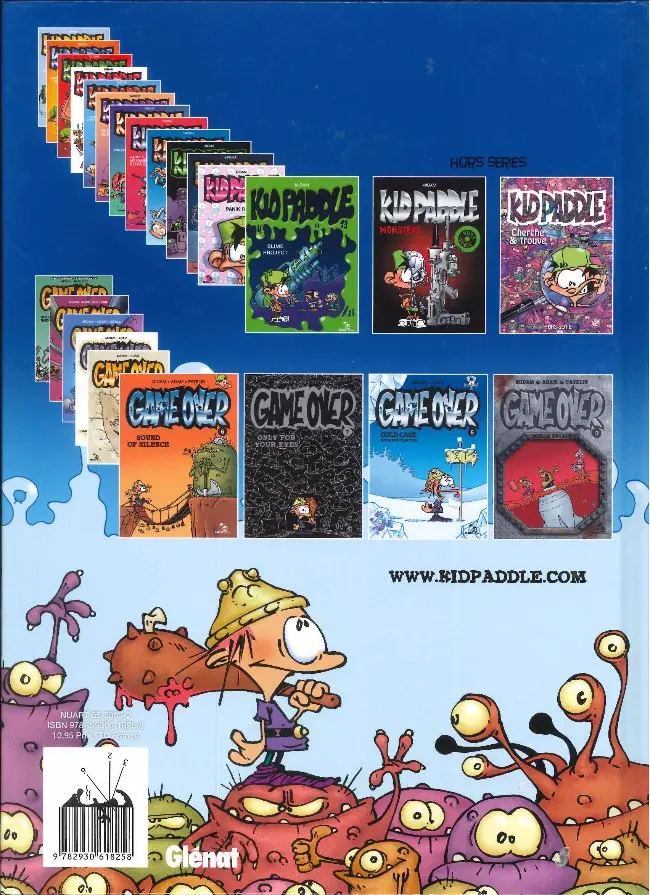 Verso de l'album Game over Tome 8 Cold case affaires glacées