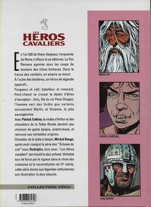 Verso de l'album Les Héros cavaliers Tome 1 Perd-cheval