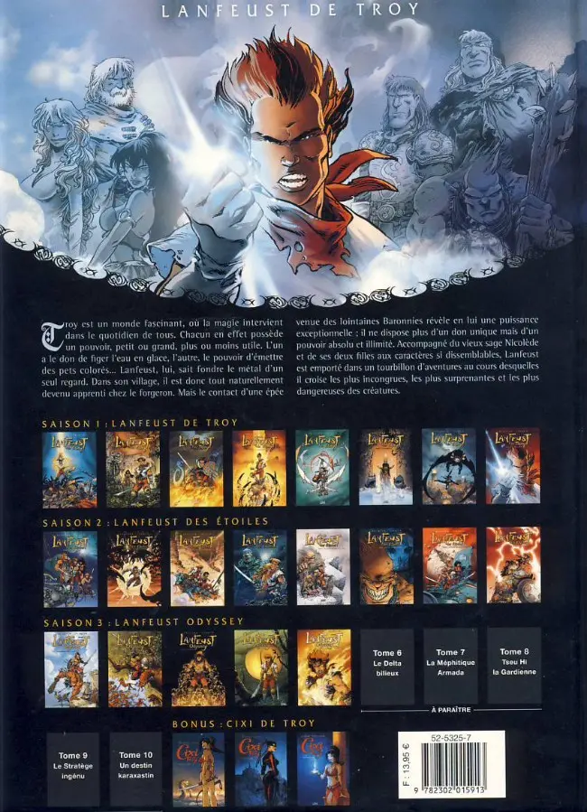 Verso de l'album Lanfeust de Troy Tome 2 Thanos l'incongru
