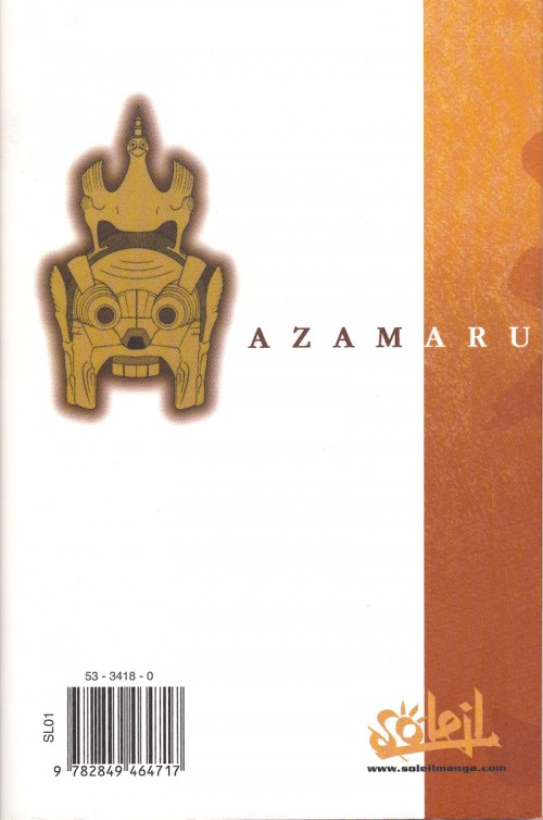 Verso de l'album Azamaru 4