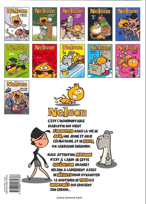 Verso de l'album Nelson Tome 2 Catastrophe naturelle
