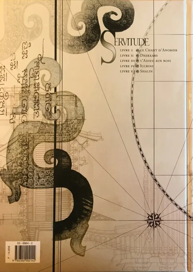 Verso de l'album Servitude Livre II Drekkars