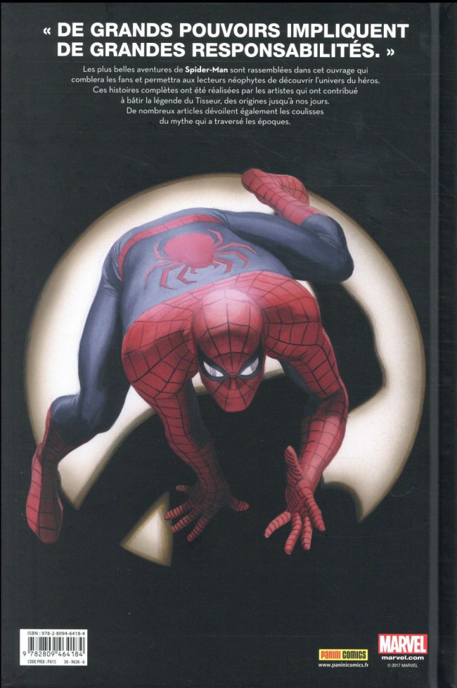 Verso de l'album Je suis Spider-Man