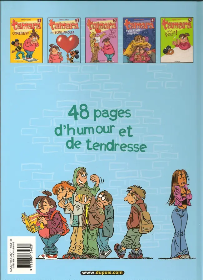 Verso de l'album Tamara Tome 2 C'est BON l'amour !