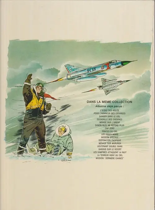 Verso de l'album Tanguy et Laverdure Tome 9 Les anges noirs