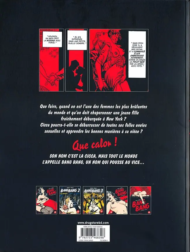 Verso de l'album Bang Bang Tome 5 Une étudiante à New York