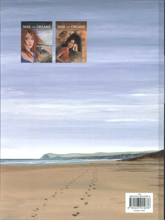 Verso de l'album War and dreams Tome 1 La terre entre les deux caps