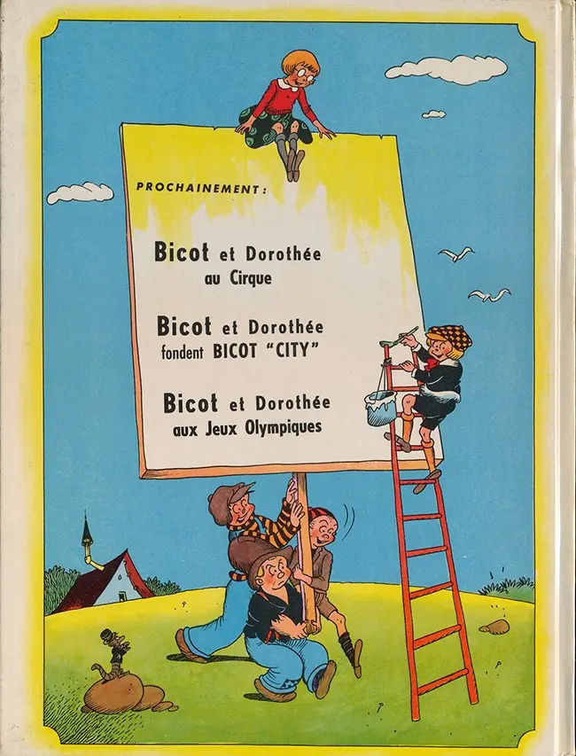 Verso de l'album Les nouvelles histoires de Bicot Tome 1 Club des Rantan plan