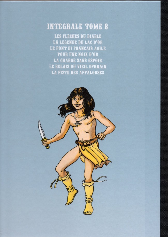 Verso de l'album Capitaine Apache Intégrale Tome 8