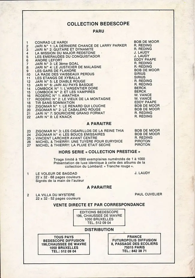 Verso de l'album Jari Tome 11 Souricière grand format