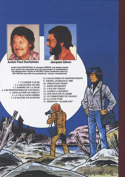 Verso de l'album Yalek Tome 18 Missions Kamikaze